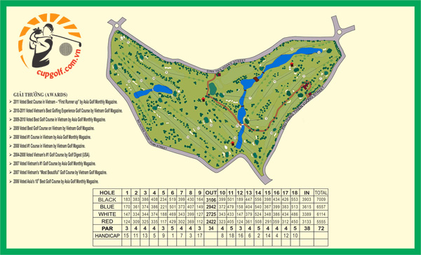 bản đồ sân golf đà lạt
